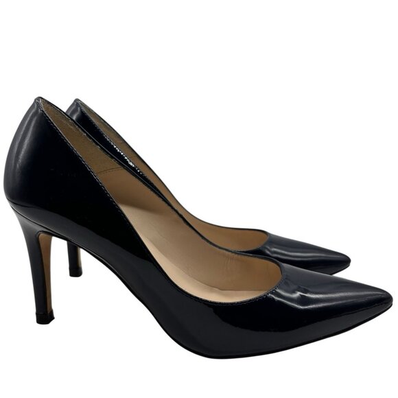 LK Bennett London Patent Leather Pumps Heels EU 37 US 6.5/7 - Picture 2 of 12
